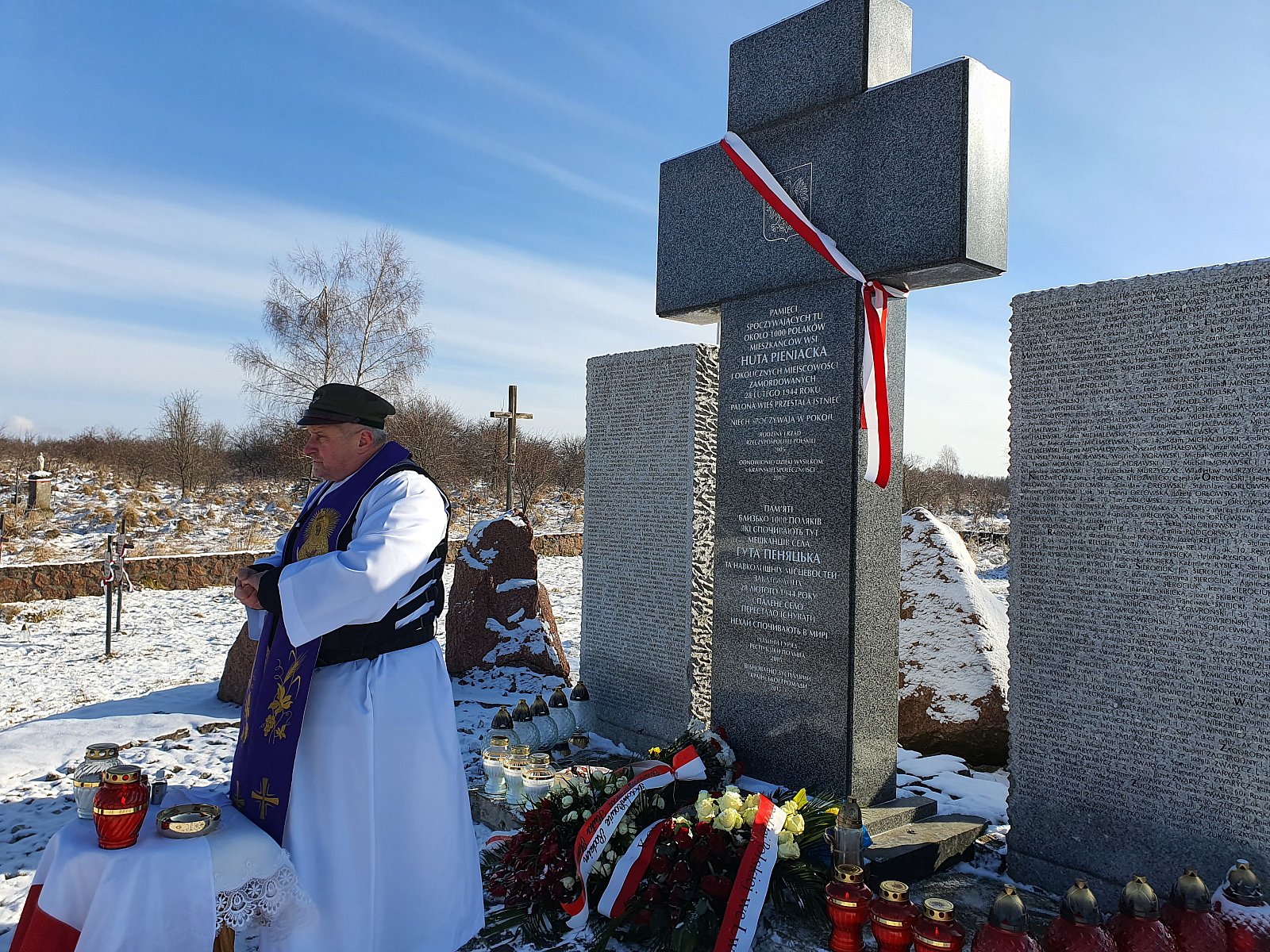 Obchody 79. rocznicy zagłady Huty Pieniackiej