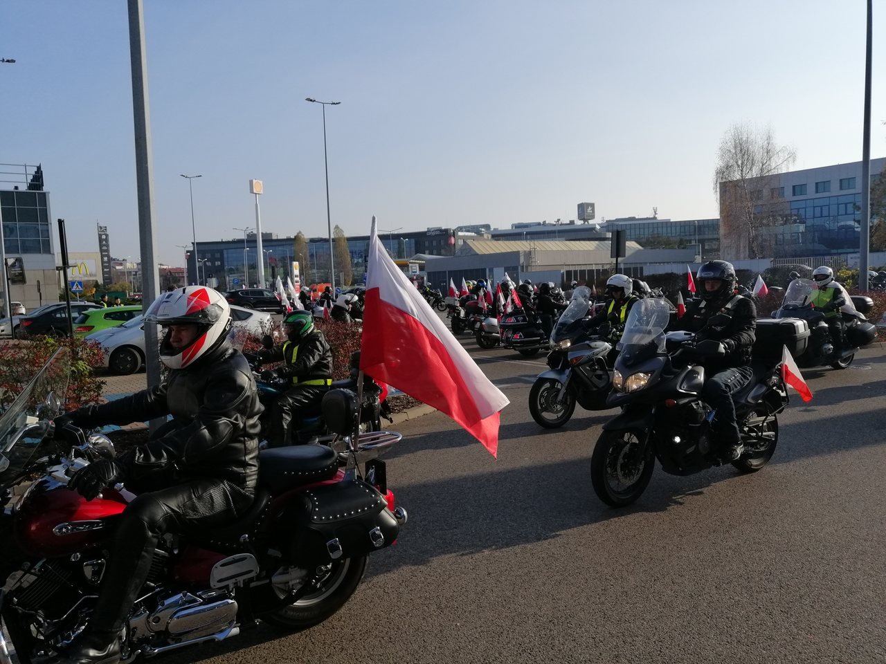 Motocyklowa Parada Niepodległości 11Listopad 2021r.