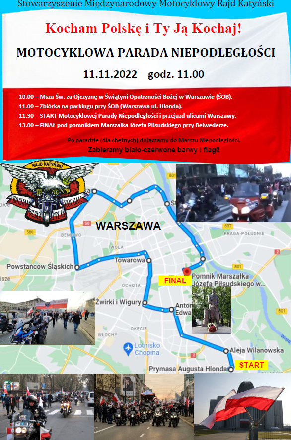 Plakat Motoparady 11.11