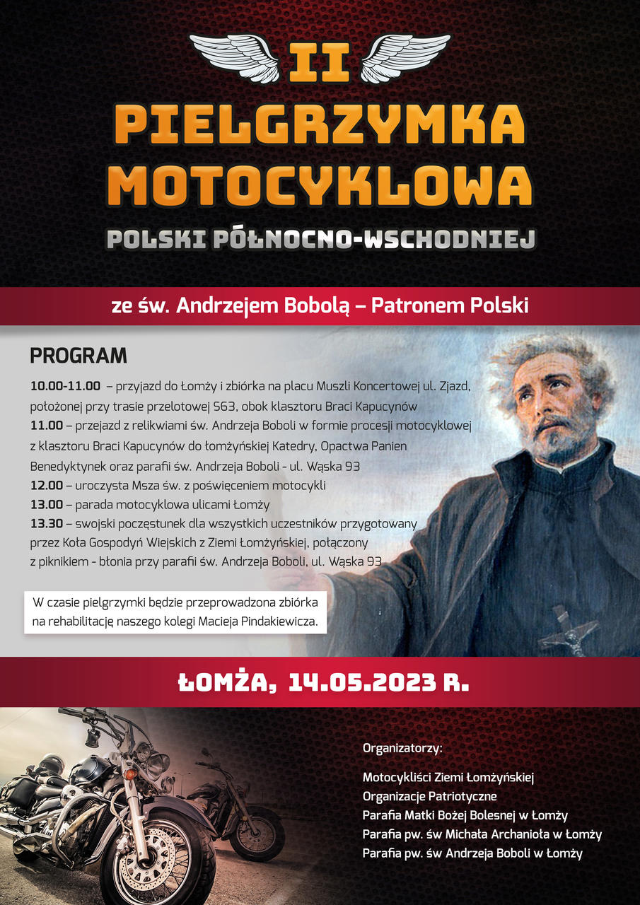 Plakat pielgrzymkowy Łomża 